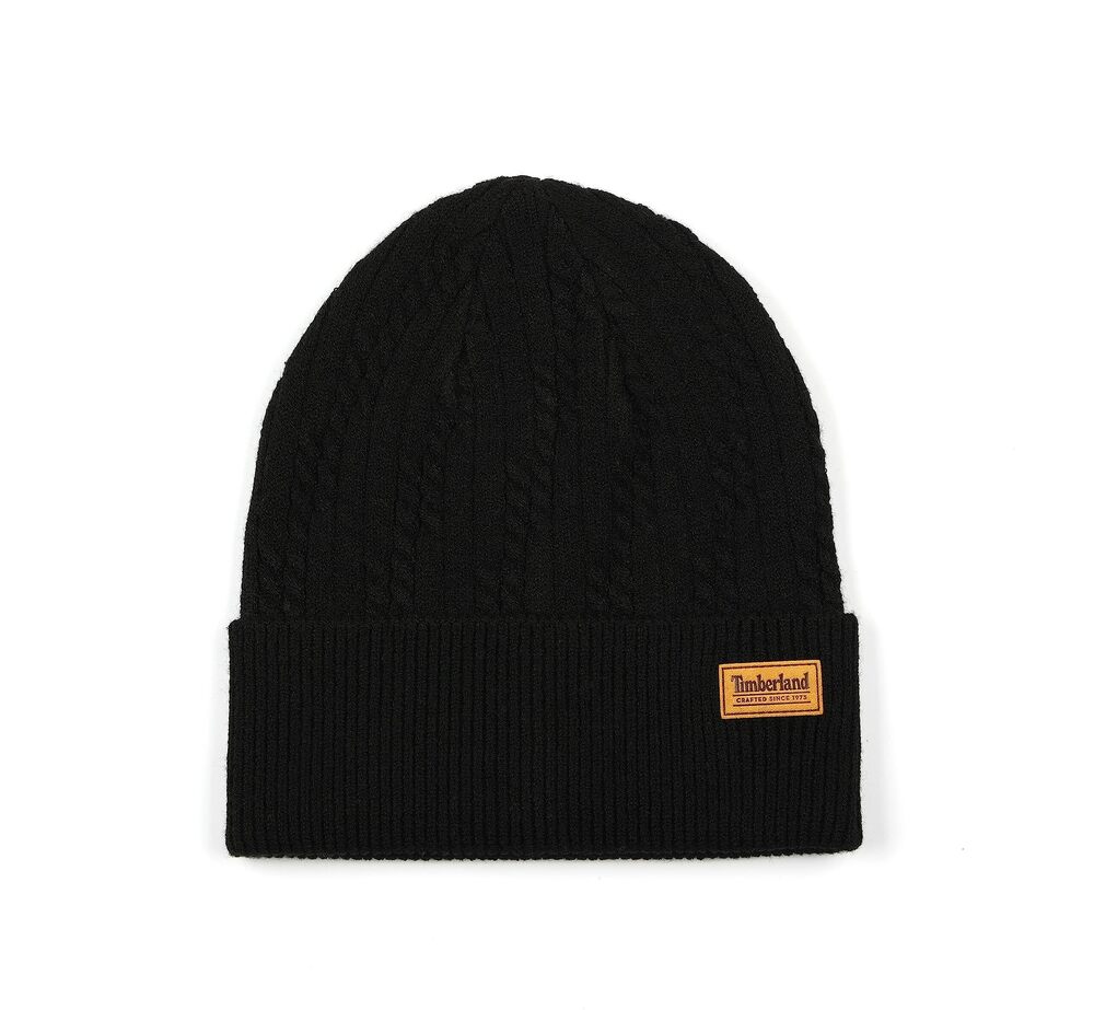 5910 Gradation Cable Cuff Hat, Black, One Size